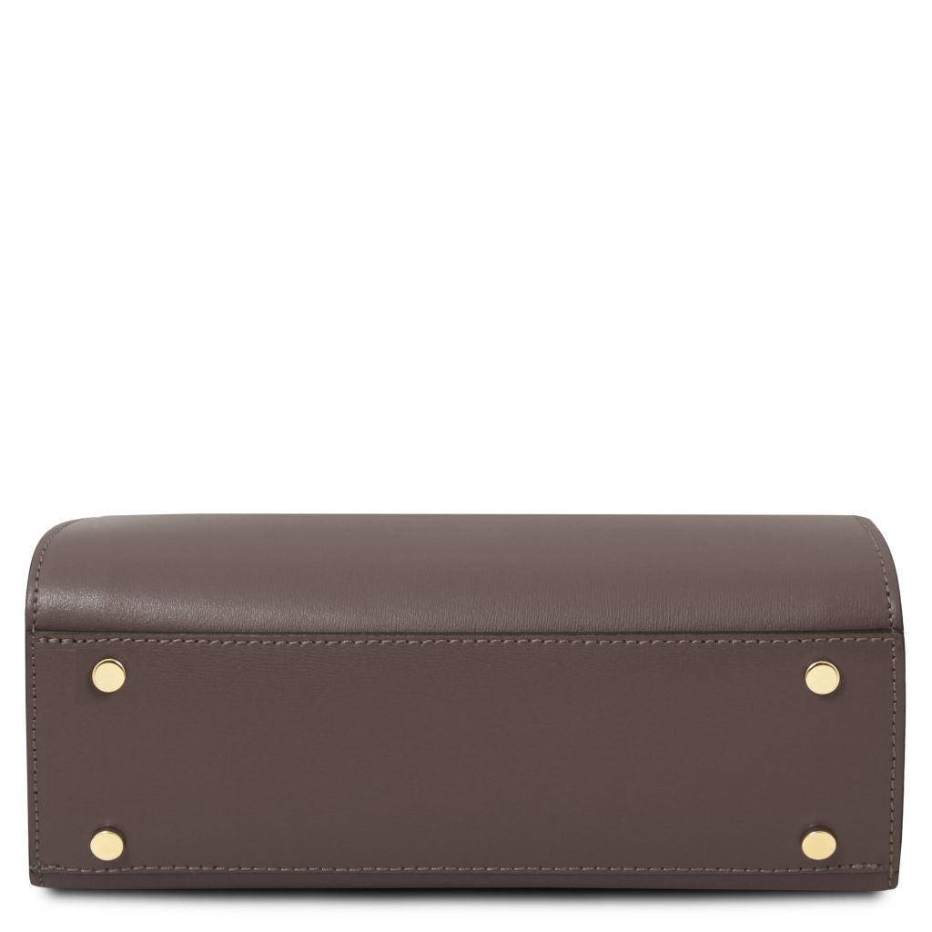 Tuscany Leather Maisy Handväska #Färg_Mörk Taupe