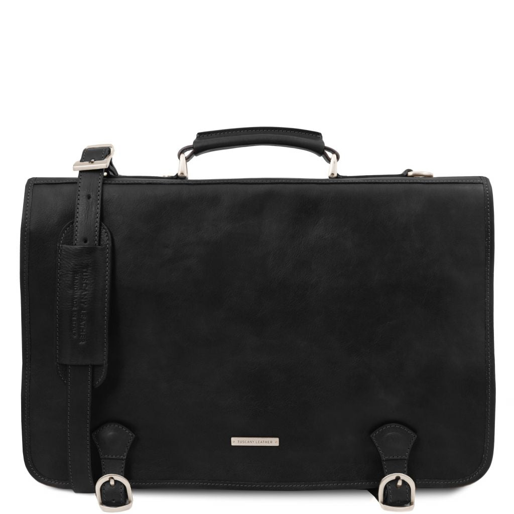 Tuscany Leather Ancona Datorväska #Färg_Svart