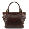 Tuscany Leather Ilenia Handväska #Färg_Mörkbrun