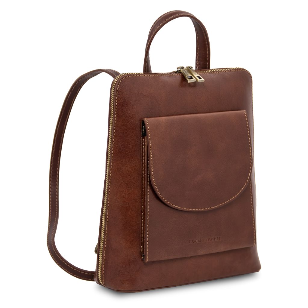 Tuscany Leather Paris Ryggsäck #Färg_Brun