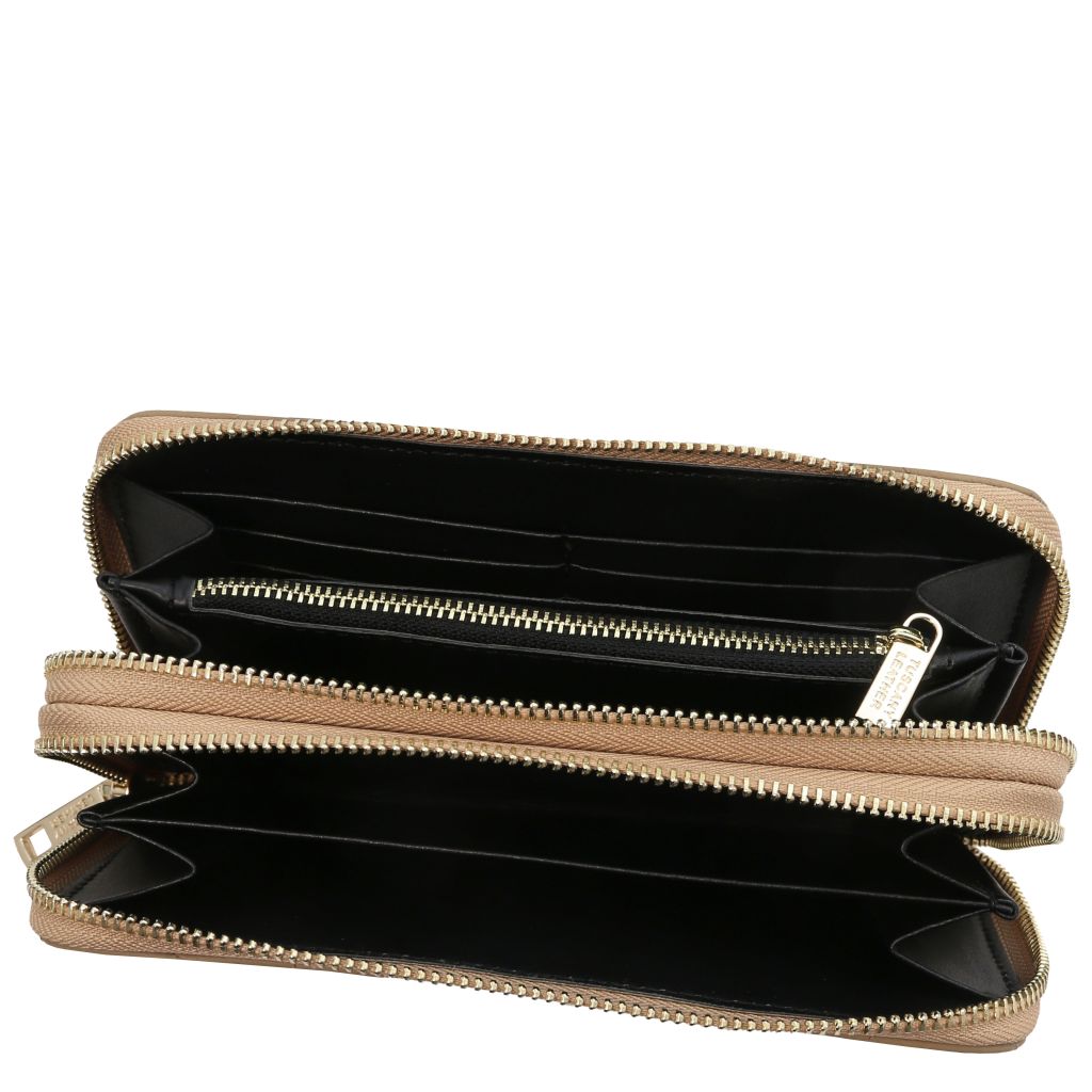Tuscany Leather Ada Plånbok #Färg_Ljus Taupe