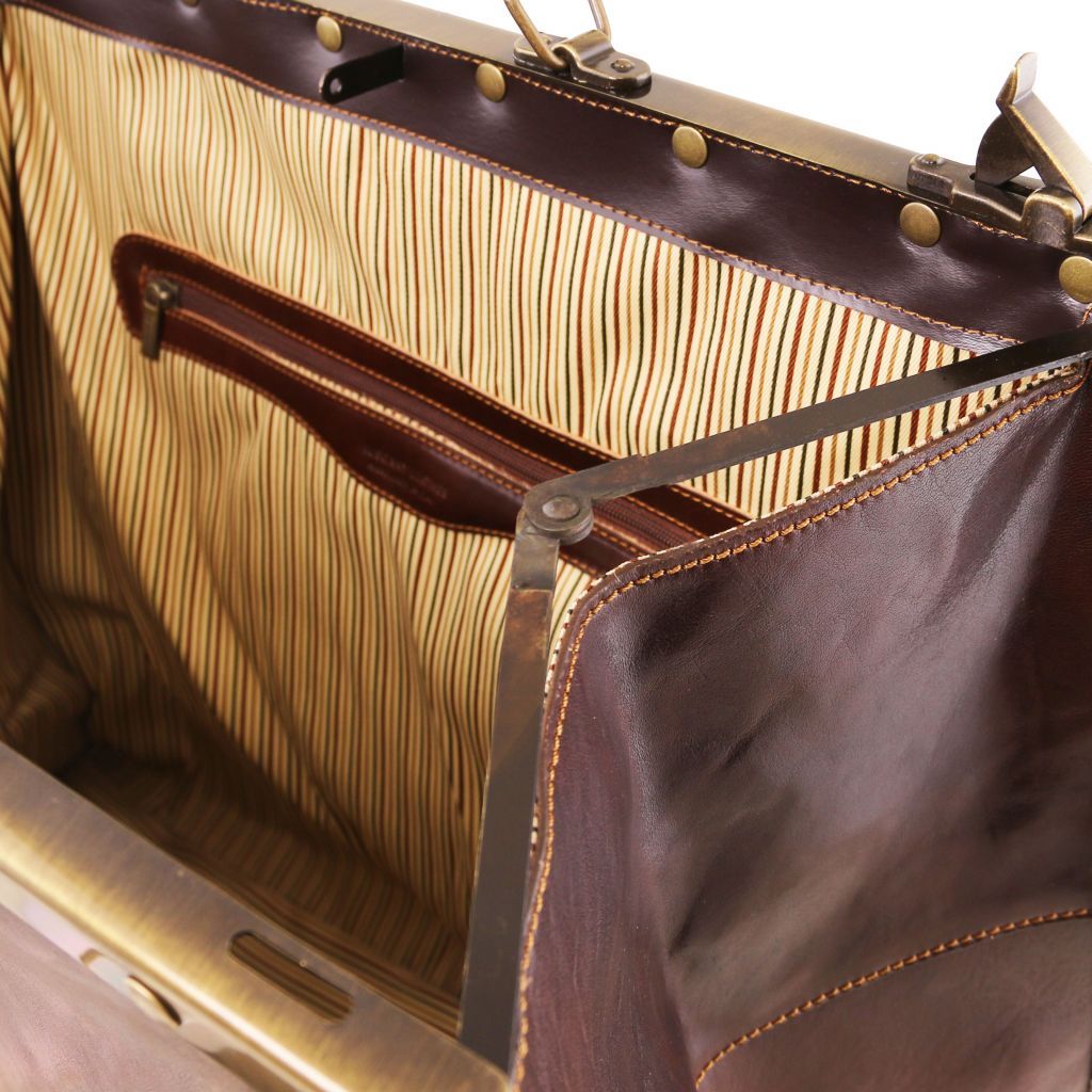 Tuscany Leather Madrid S Weekendväska #Färg_Mörkbrun