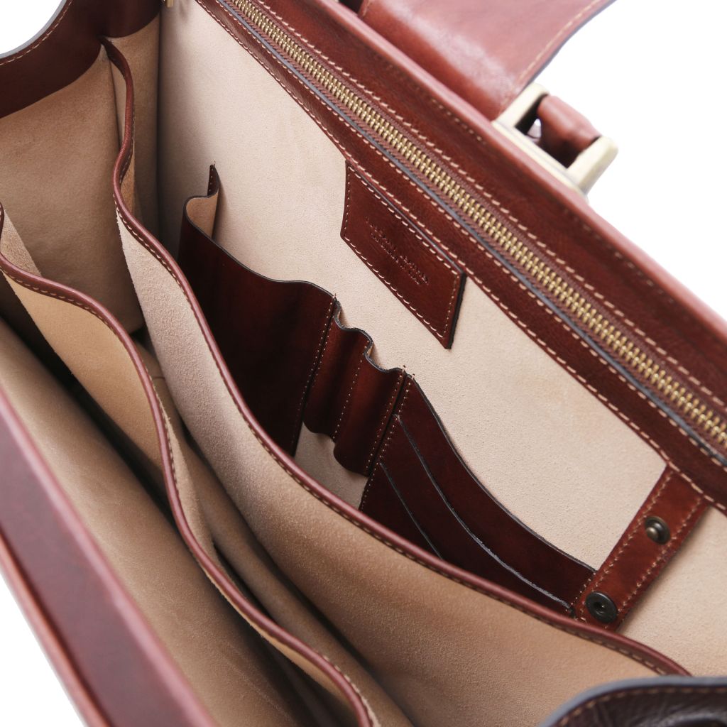 Tuscany Leather Canova Datorväska #Färg_Brun