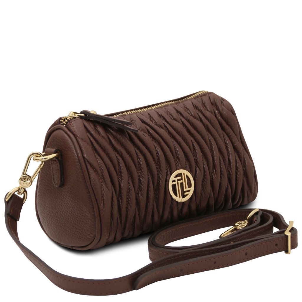 Tuscany Leather Chantilly Handväska #Färg_Kaffe