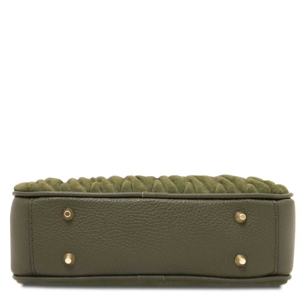 Tuscany Leather Chantilly Axelremsväska #Färg_Skogsgrön