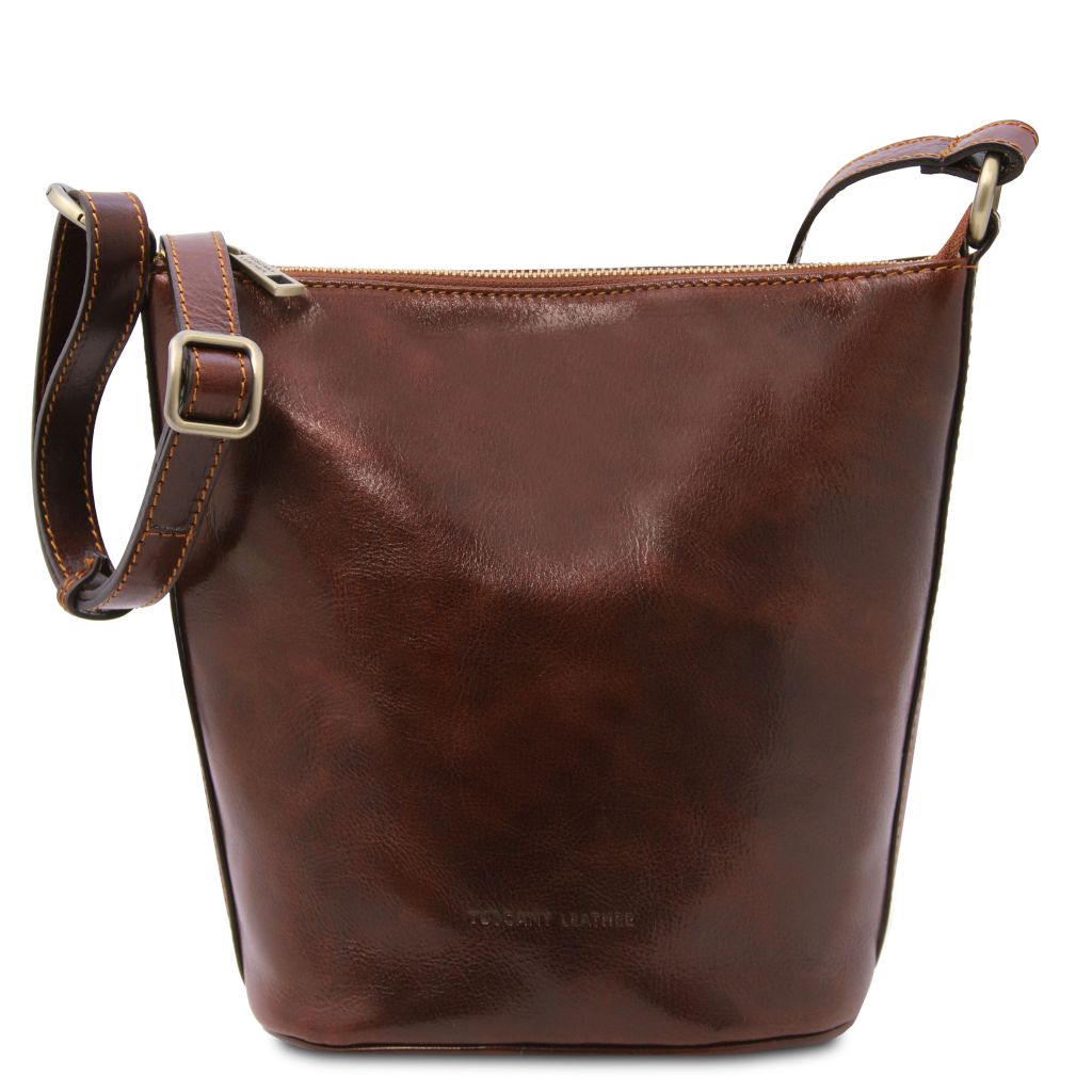 Tuscany Leather Giusi Axelremsväska #Färg_Brun