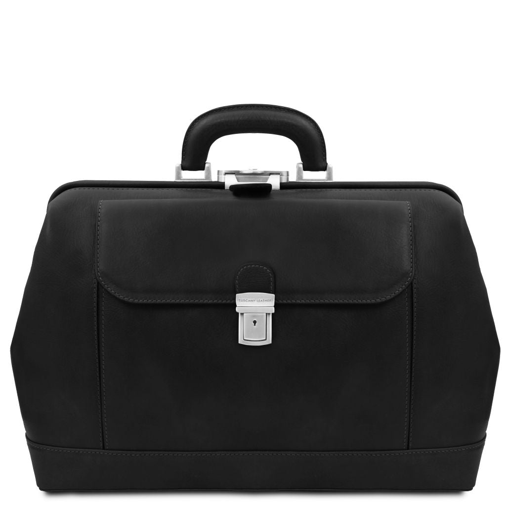 Tuscany Leather Leonardo Doktorsväska #Färg_Svart
