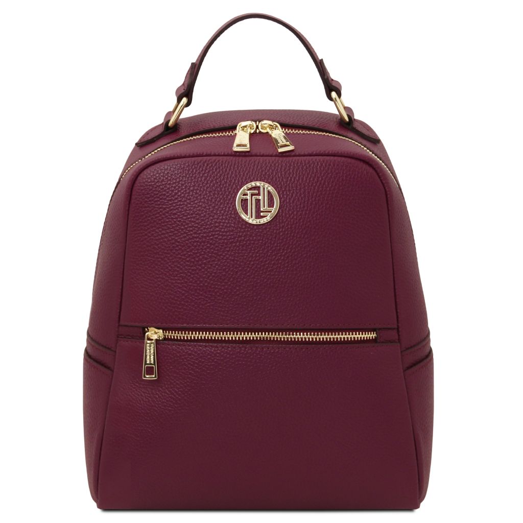 Tuscany Leather Prisma Ryggsäck #Färg_Bordeaux