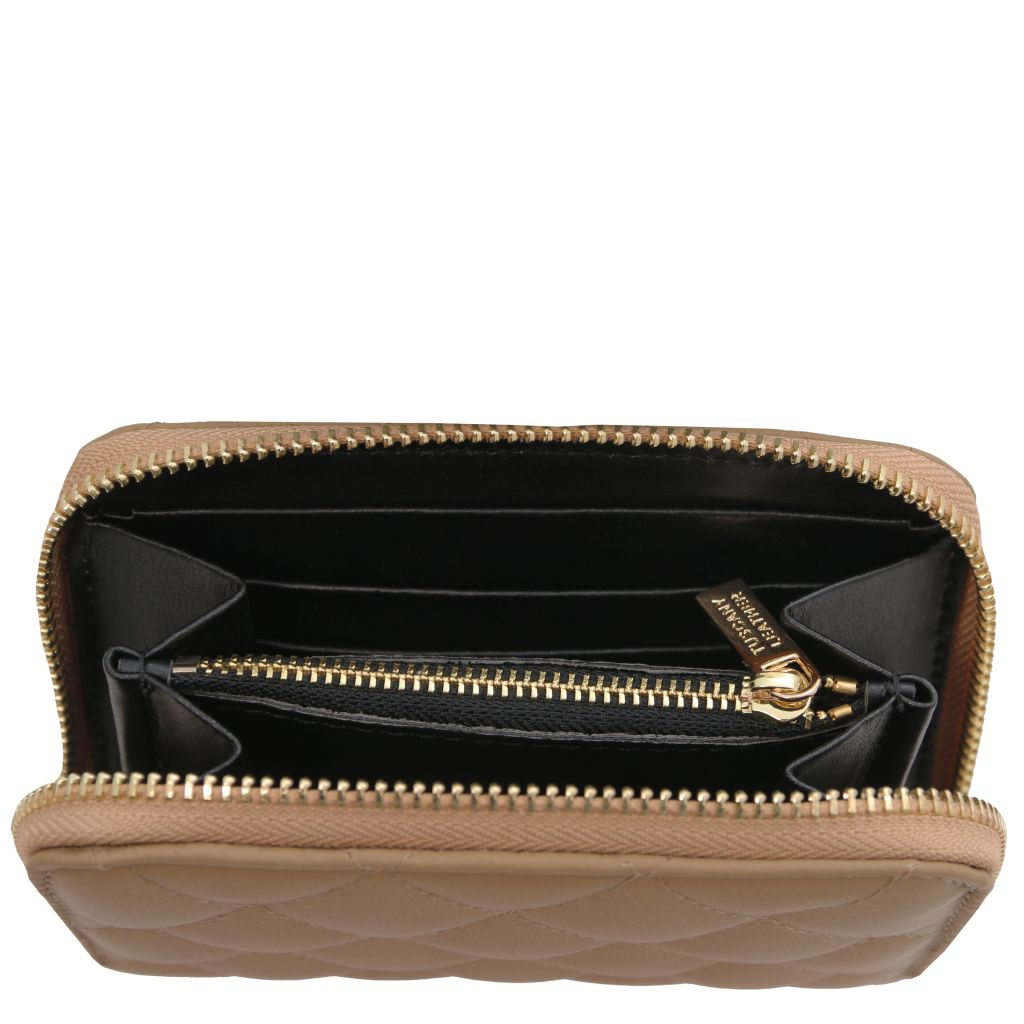 Tuscany Leather Teti Plånbok #Färg_Ljus Taupe
