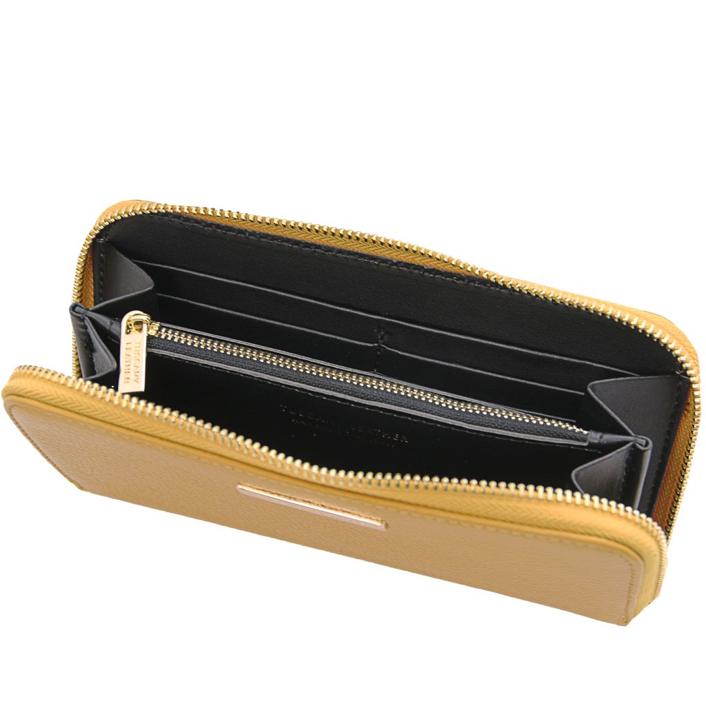 Tuscany Leather Eris Plånbok #Färg_Senap