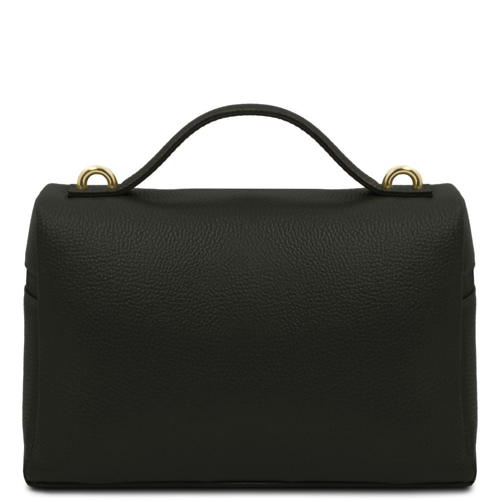 Tuscany Leather Scrigno Handväska #Färg_Svart