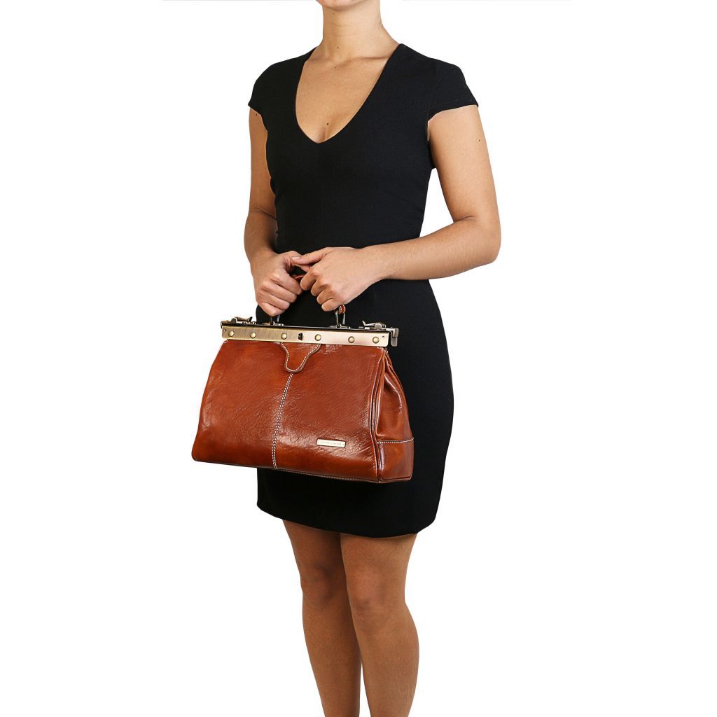 Tuscany Leather Michelangelo Doktorsväska #Färg_Röd