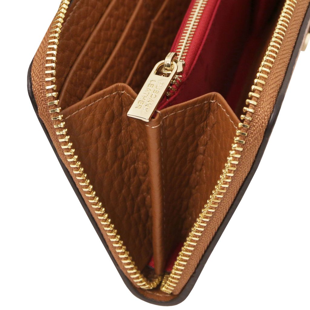 Tuscany Leather Financier Plånbok #Färg_Cognac