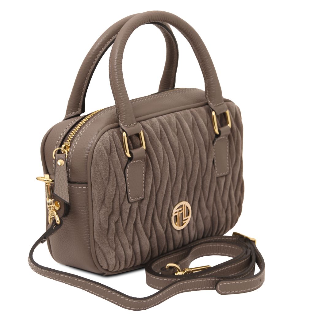 Tuscany Leather Chantilly Handväska #Färg_Taupe