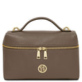 Tuscany Leather Scrigno Handväska #Färg_Mörk Taupe