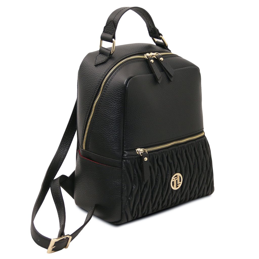 Tuscany Leather Chantilly Ryggsäck #Färg_Svart