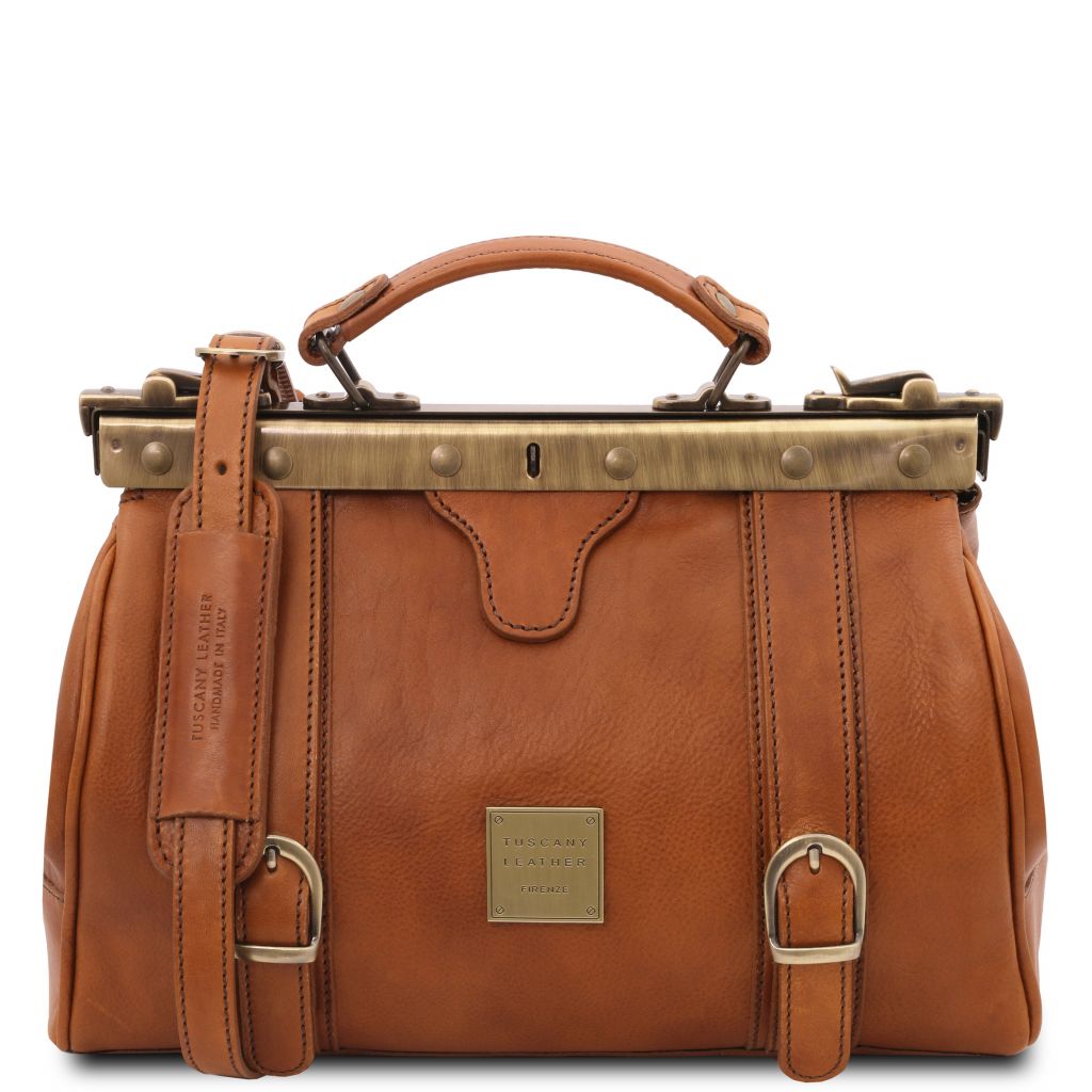 Tuscany Leather Monalisa Doktorsväska #Färg_Cognac