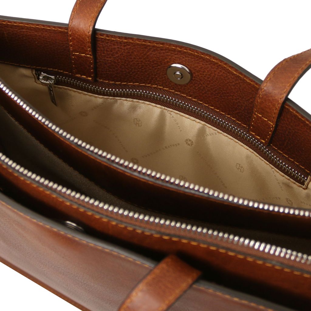 Tuscany Leather Palermo Datorväska #Färg_Brun