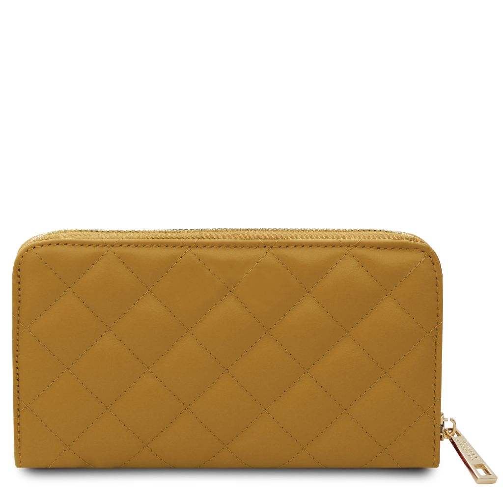 Tuscany Leather Penelope Plånbok #Färg_Senap