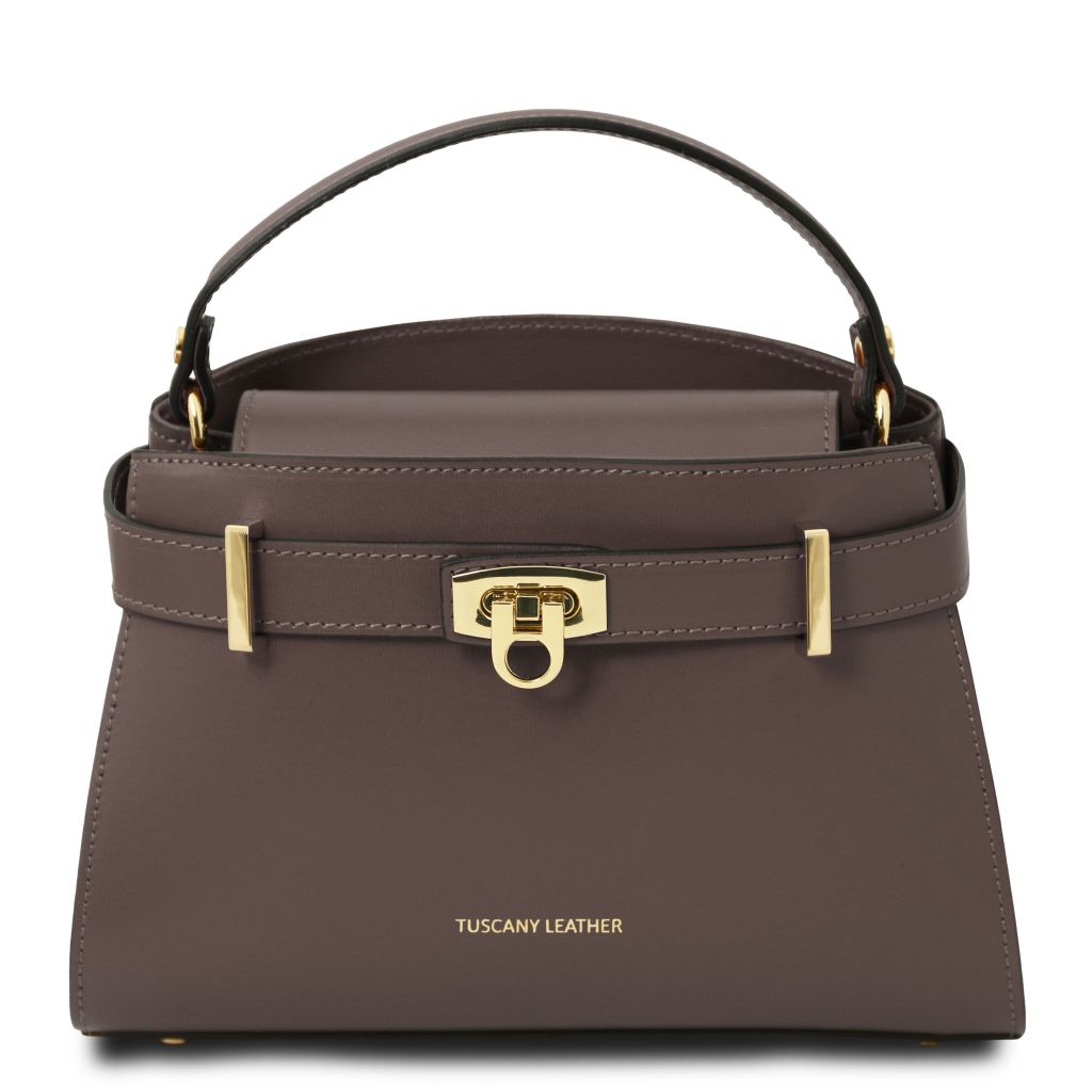 Tuscany Leather Maisy Handväska #Färg_Mörk Taupe