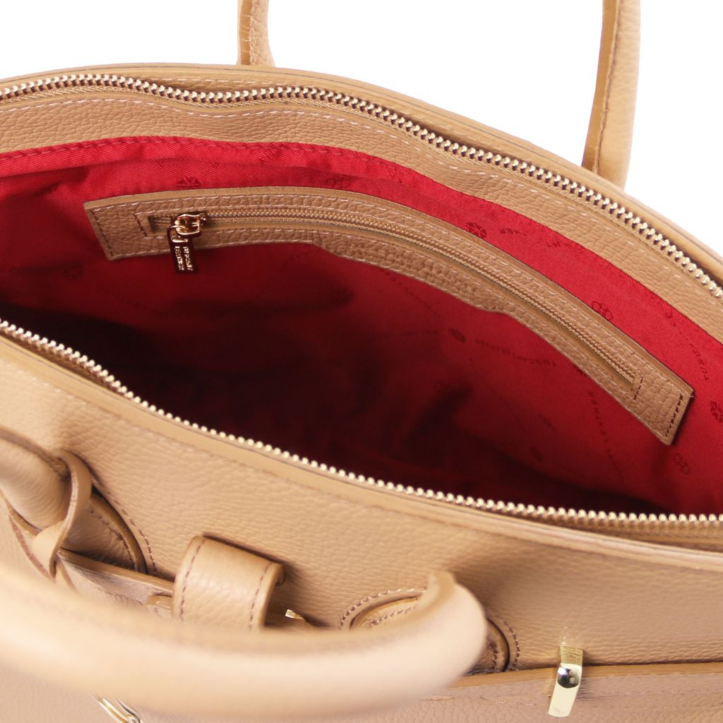 Tuscany Leather TL Bag Handväska #Färg_Champagne