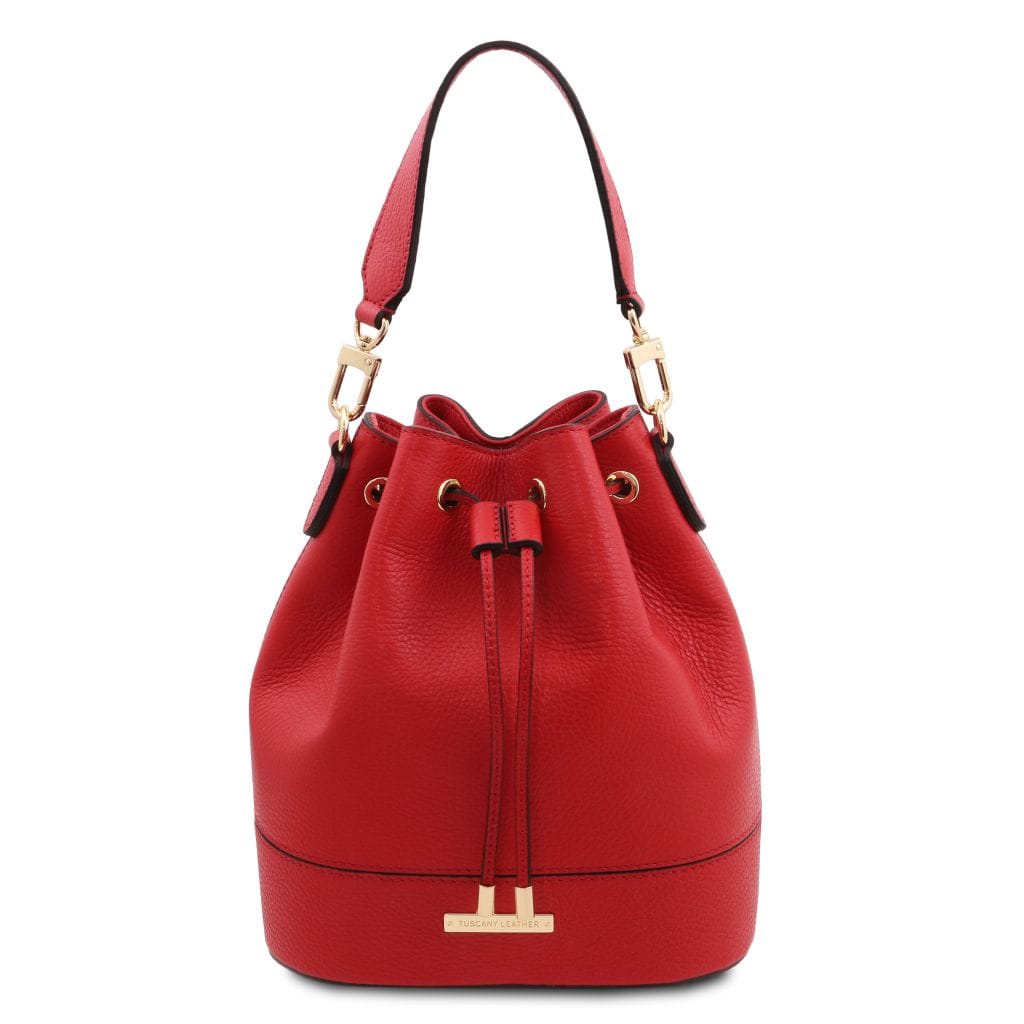 Tuscany Leather TL Bag Handväska #Färg_Läppstift Rött