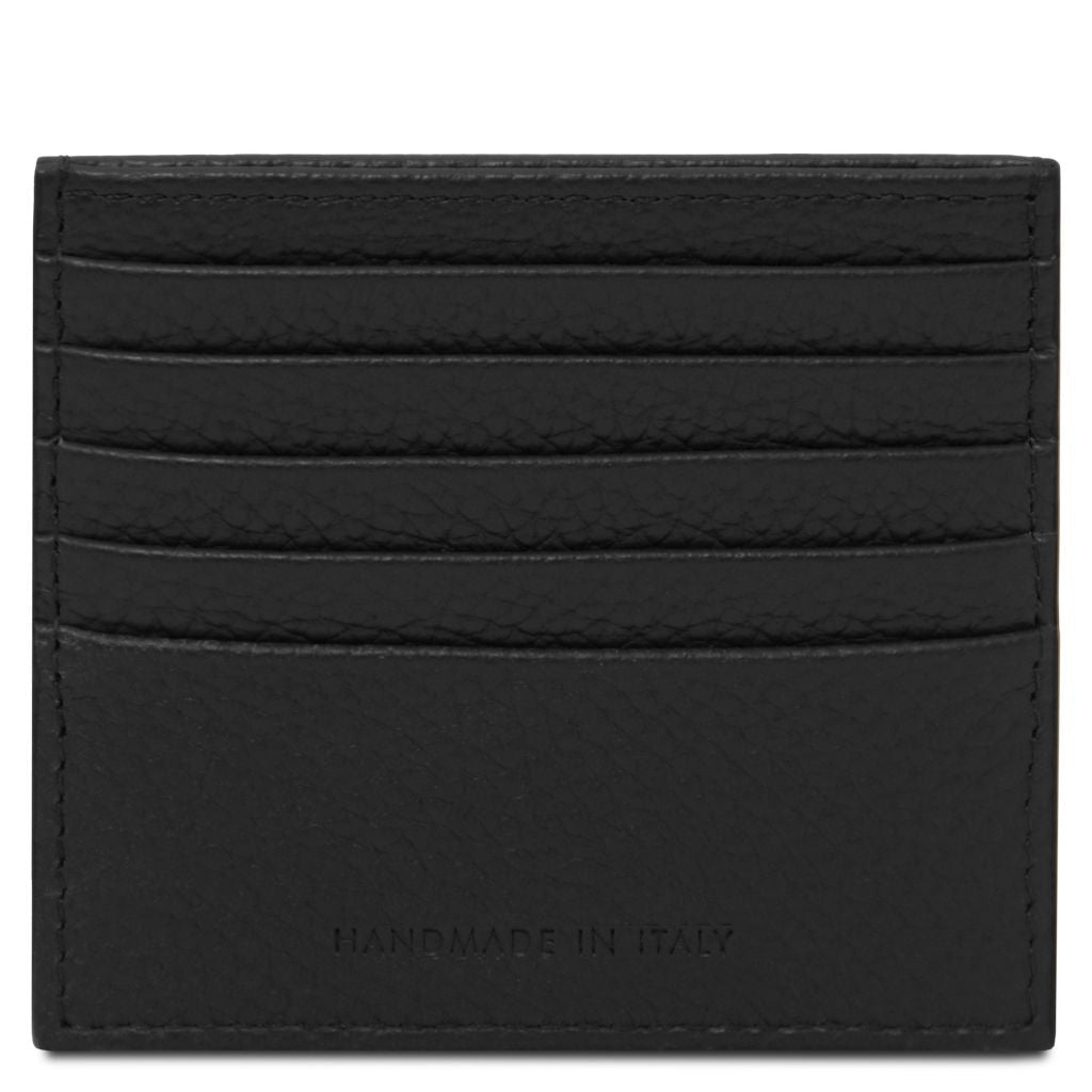 Tuscany Leather Card Holder Korthållare #Färg_Svart
