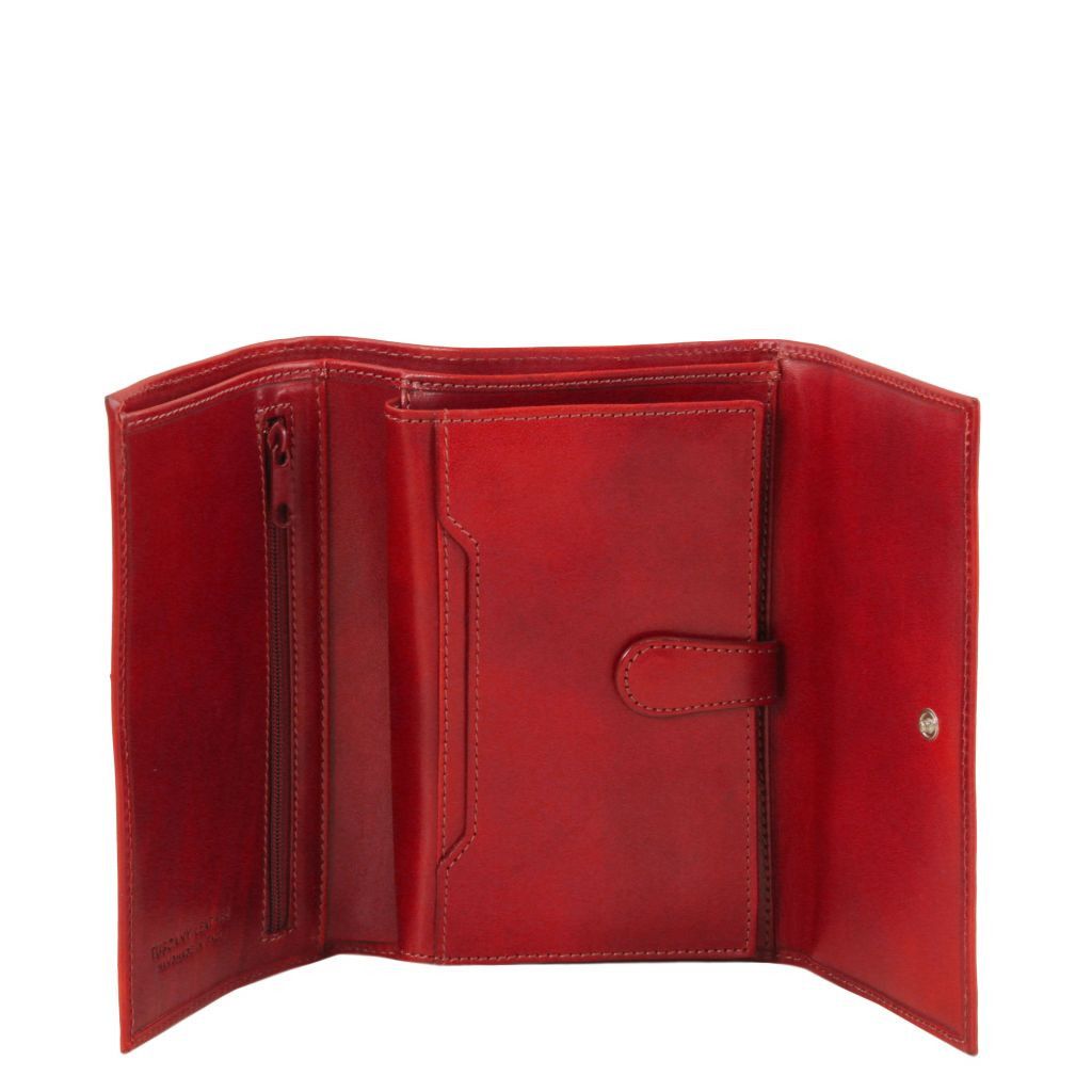 Tuscany Leather Exclusive 4 Plånbok #Färg_Röd