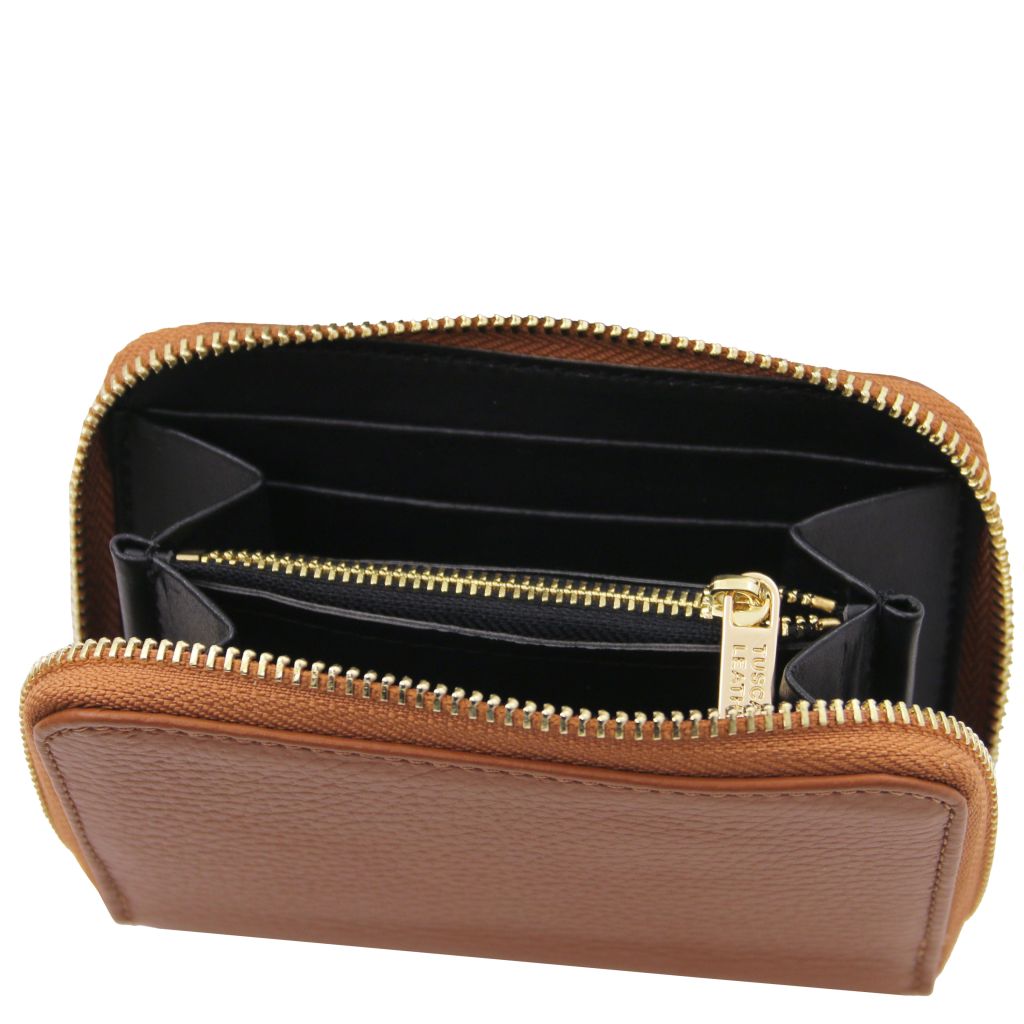 Tuscany Leather Kore Plånbok #Färg_Cognac