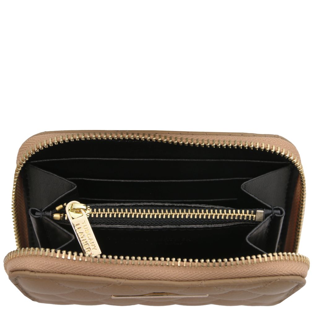 Tuscany Leather Teti Plånbok #Färg_Ljus Taupe