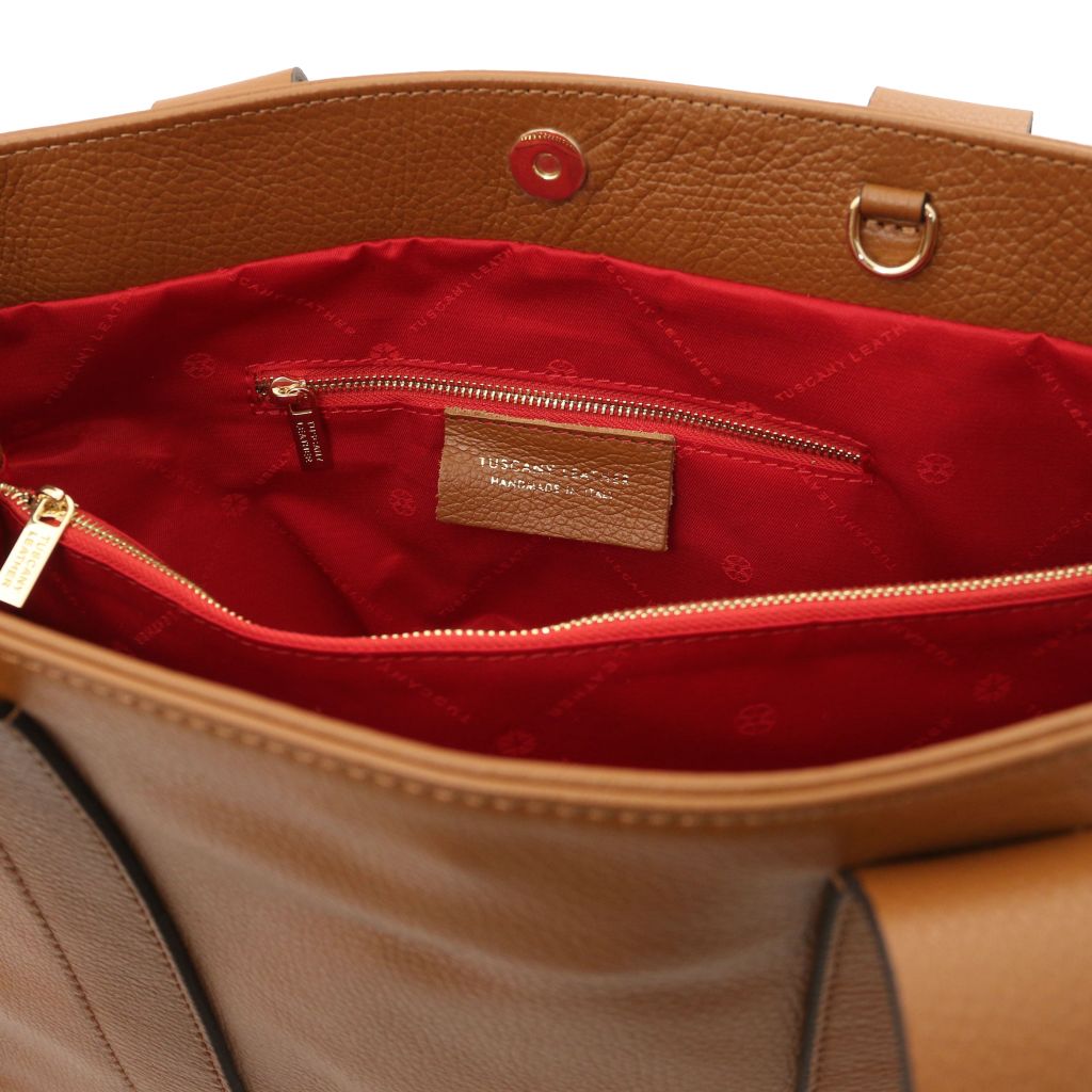 Tuscany Leather Callie Handväska #Färg_Cognac
