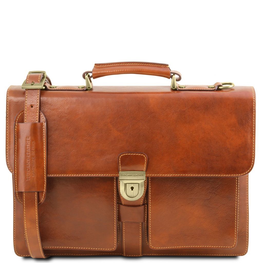 Tuscany Leather Assisi Datorväska #Färg_Honung