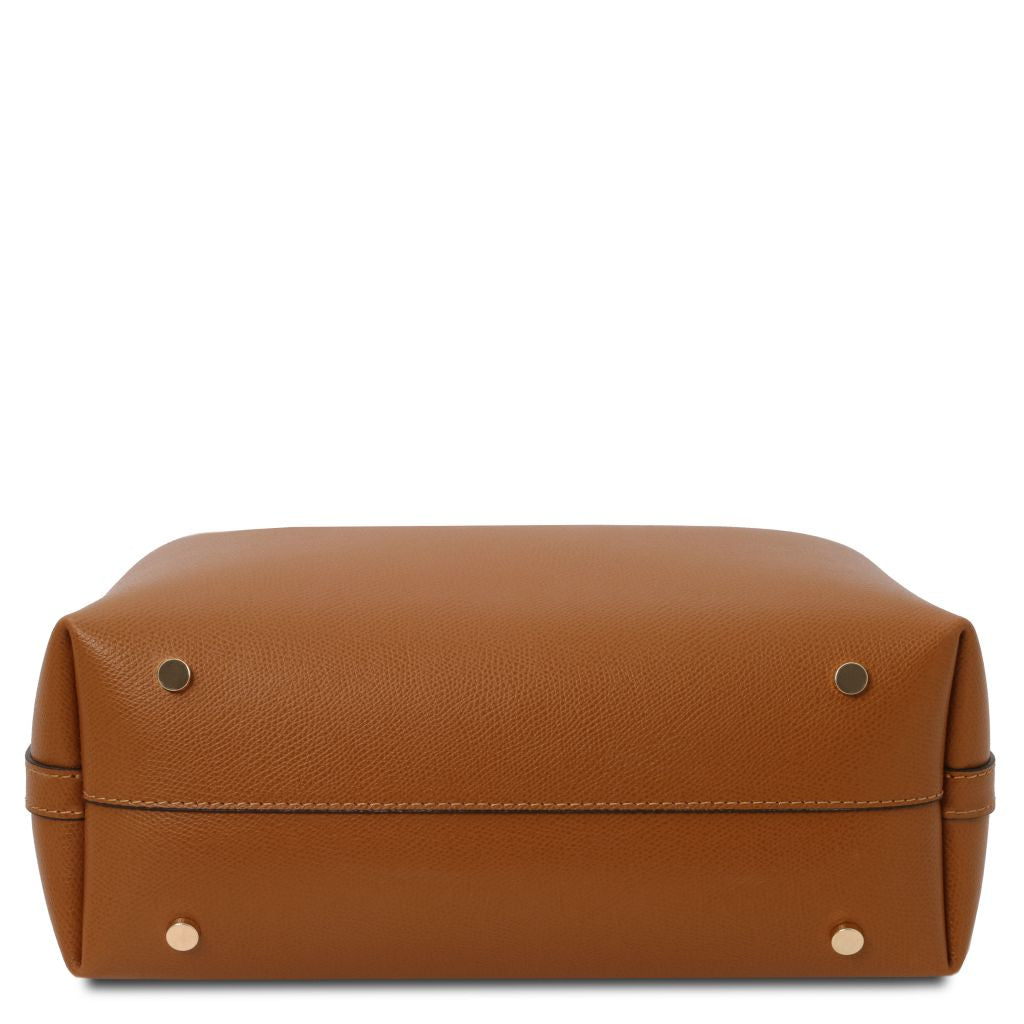 Tuscany Leather Clio Handväska #Färg_Cognac