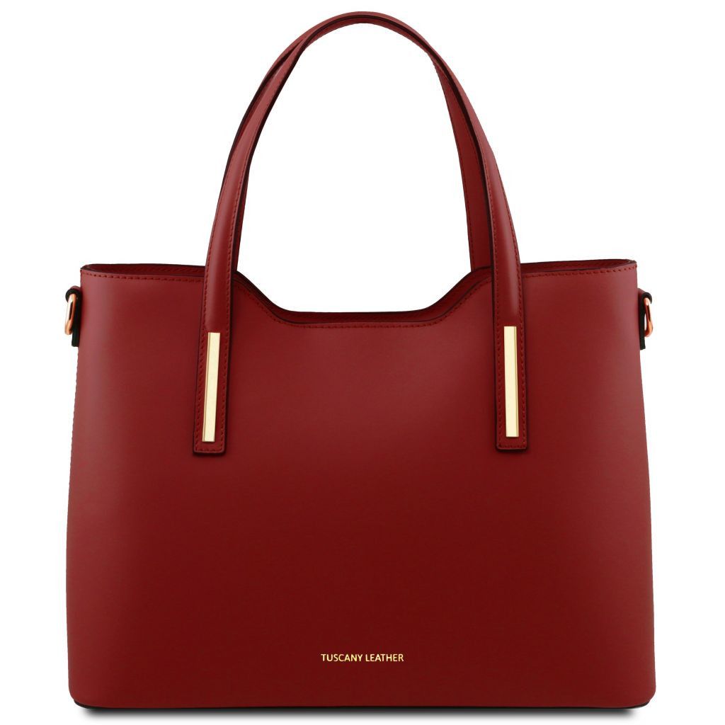 Tuscany Leather Olimpia Handväska #Färg_Röd