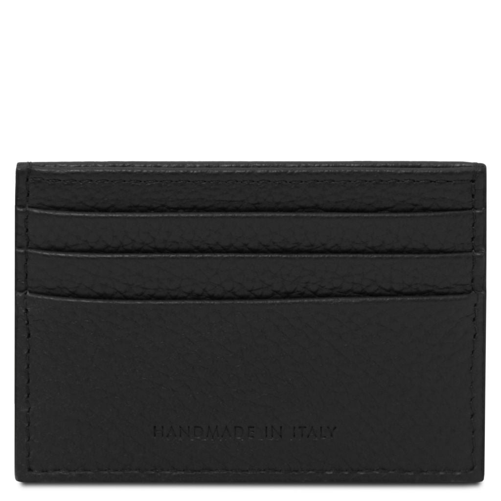 Tuscany Leather Card Holder Korthållare #Färg_Svart