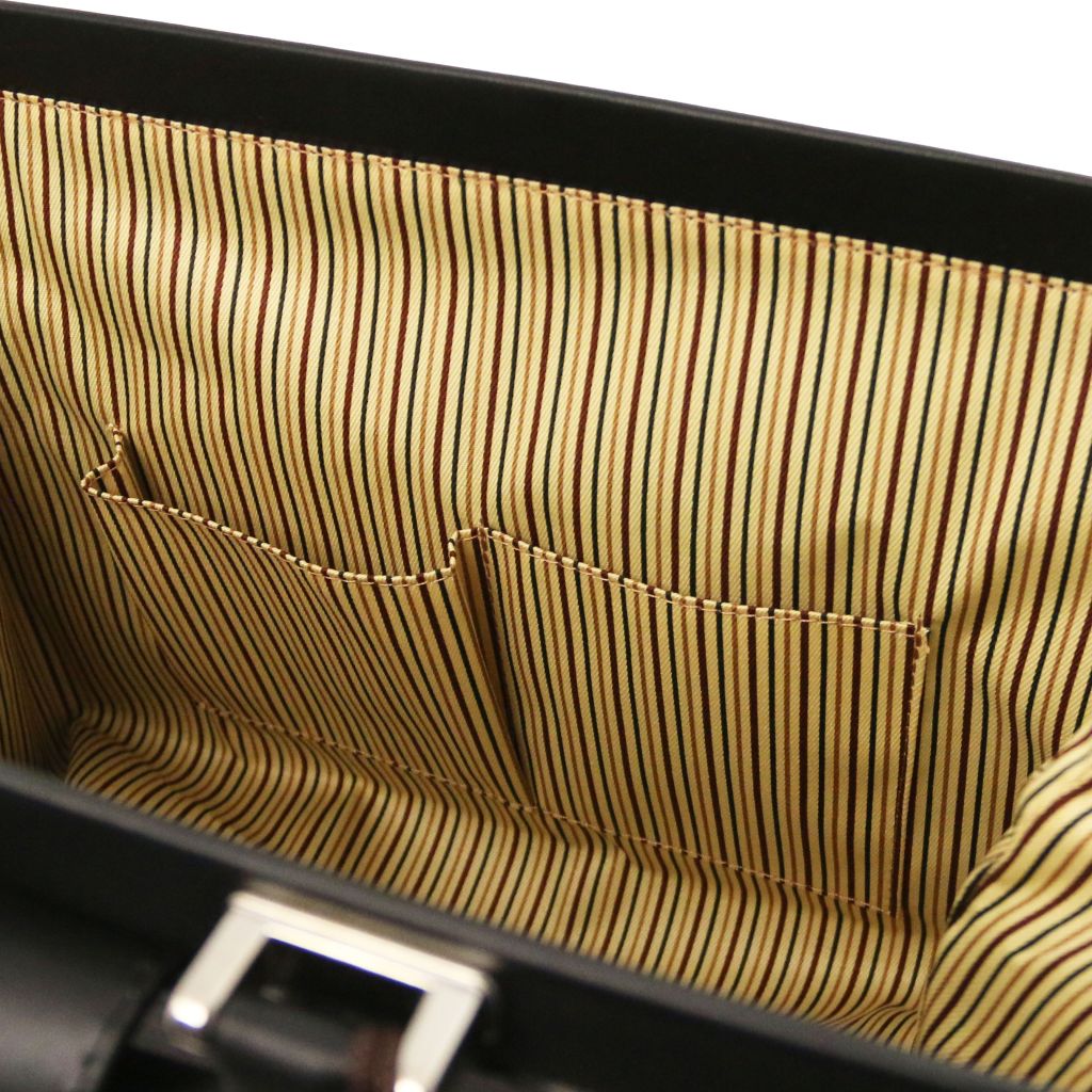 Tuscany Leather Raffaello Doktorsväska #Färg_Svart