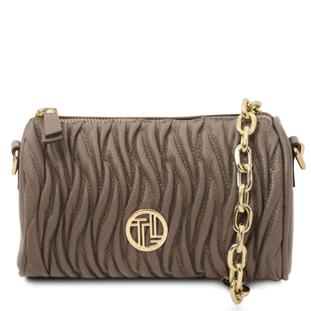 Tuscany Leather Chantilly Handväska #Färg_Taupe