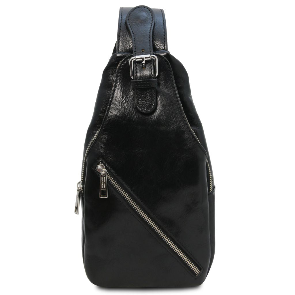 Tuscany Leather Kevin Slingväska #Färg_Svart