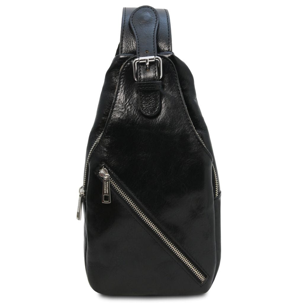 Tuscany Leather Kevin Slingväska #Färg_Svart