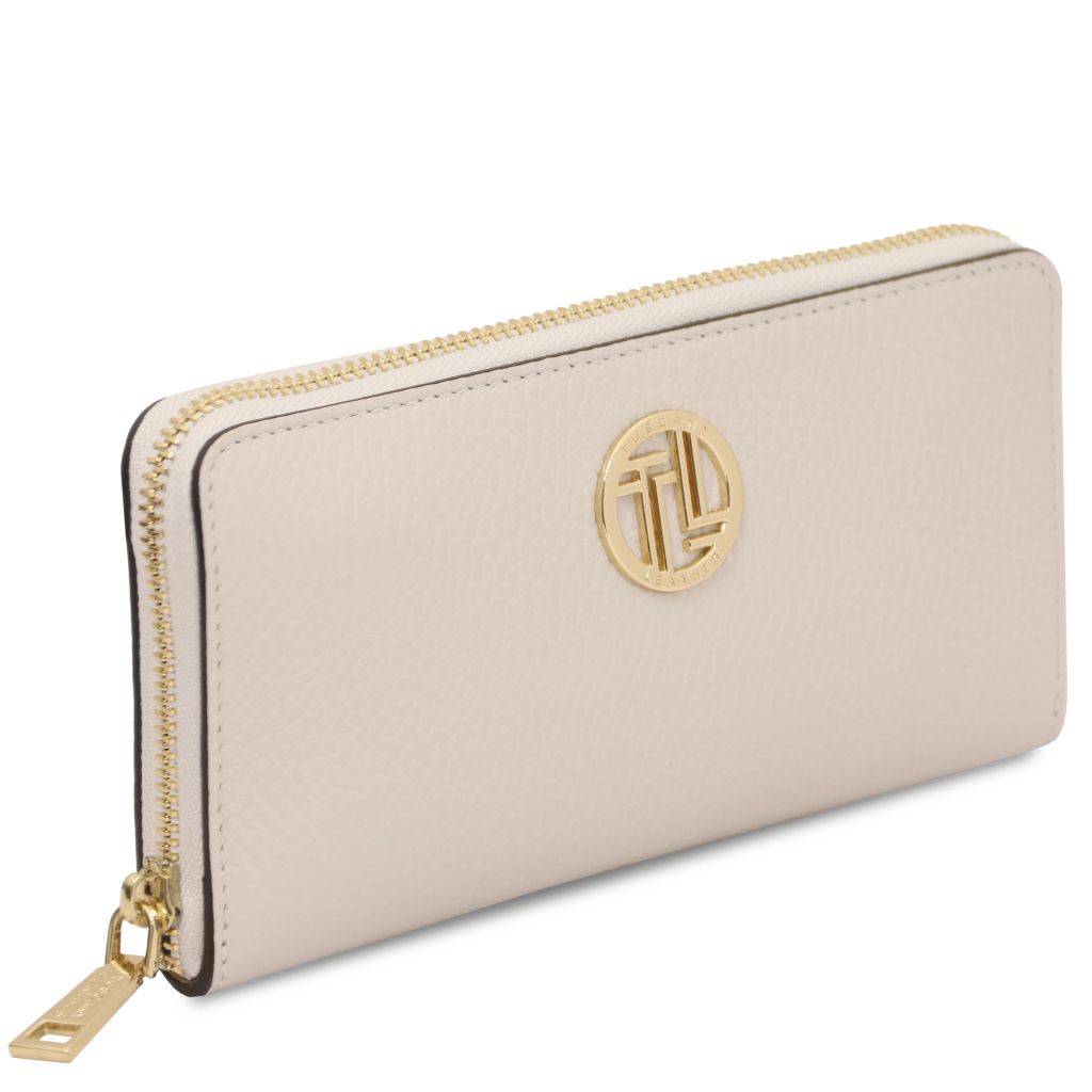 Tuscany Leather Financier Plånbok #Färg_Beige