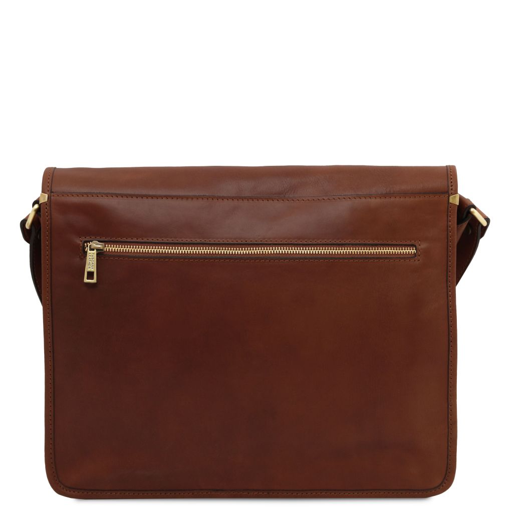 Tuscany Leather TL Messenger Axelremsväska #Färg_Brun