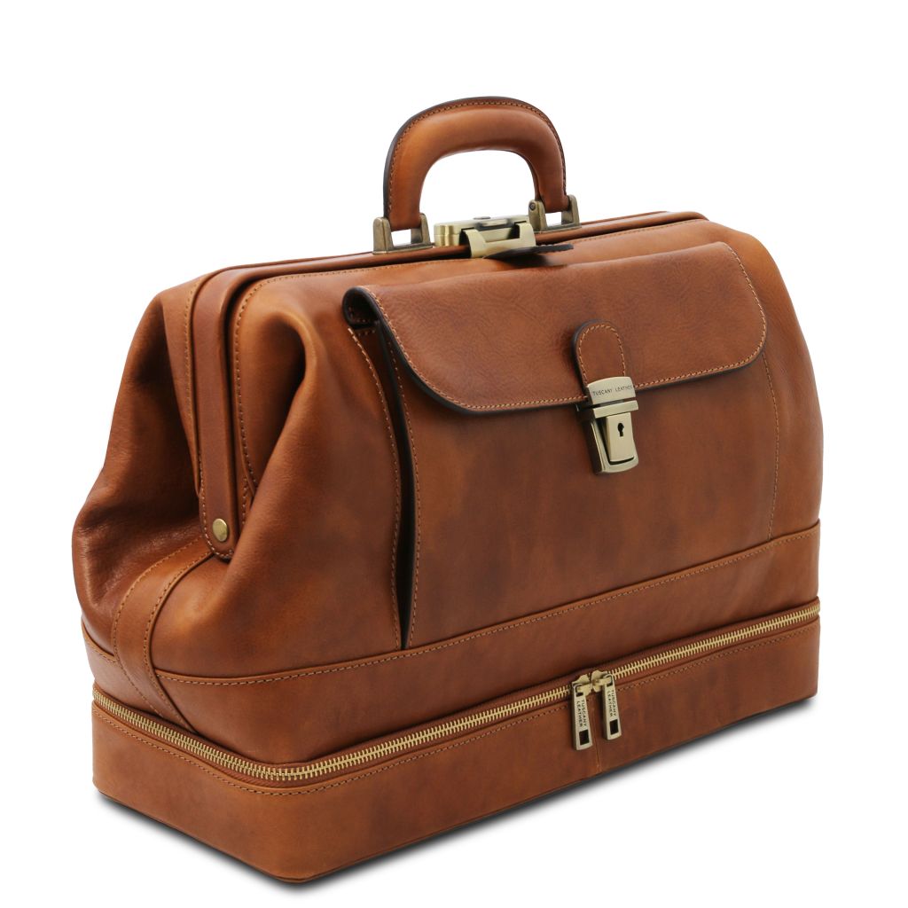 Tuscany Leather Giotto Doktorsväska #Färg_Cognac