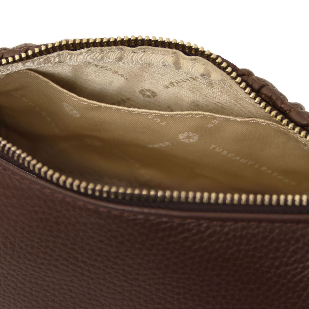 Tuscany Leather Chantilly Handväska #Färg_Kaffe
