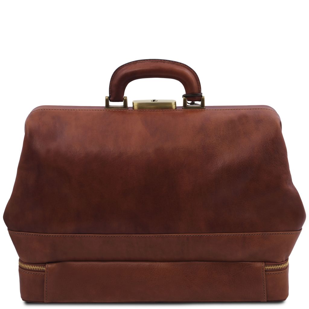 Tuscany Leather Giotto Doktorsväska #Färg_Brun