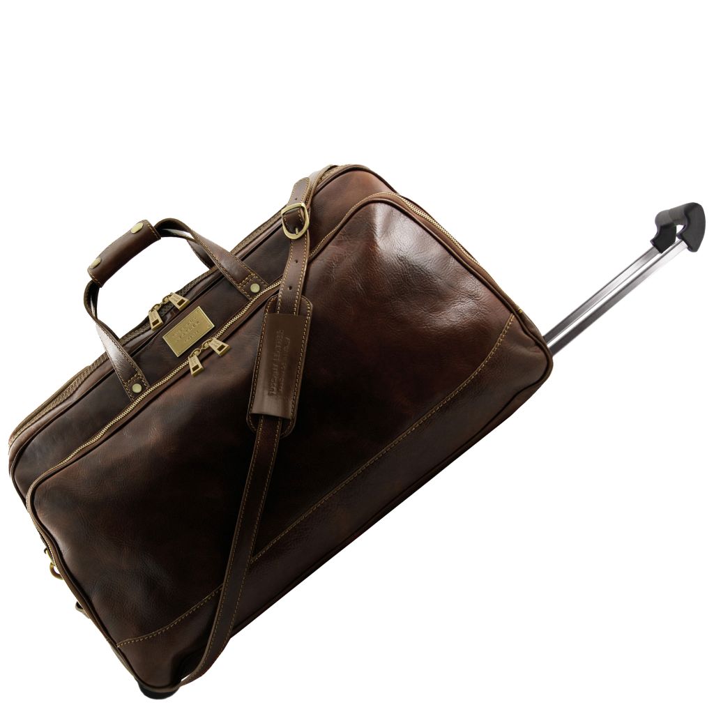 Tuscany Leather Bora Bora Duffelväska #Färg_Mörkbrun