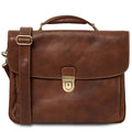 Tuscany Leather Alessandria Datorväska #Färg_Brun
