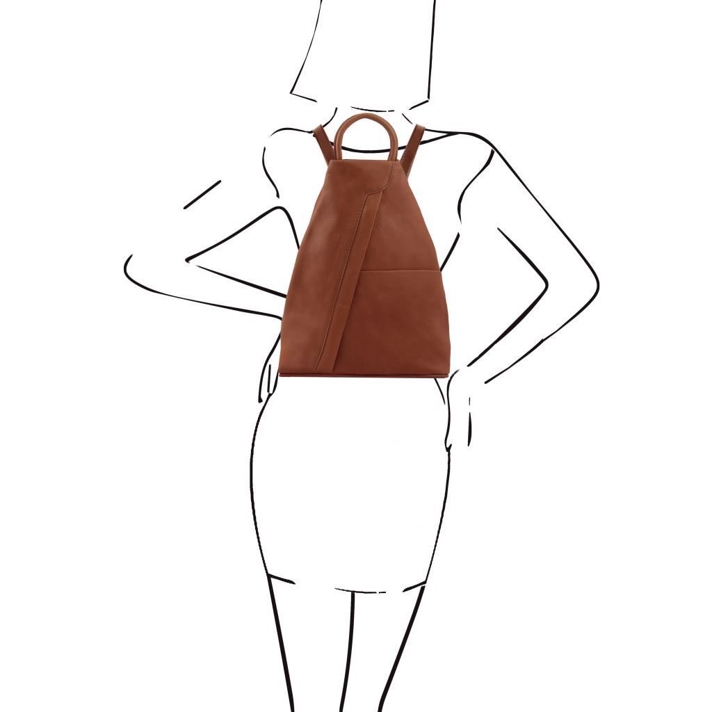 Tuscany Leather Shanghai Ryggsäck #Färg_Kanel