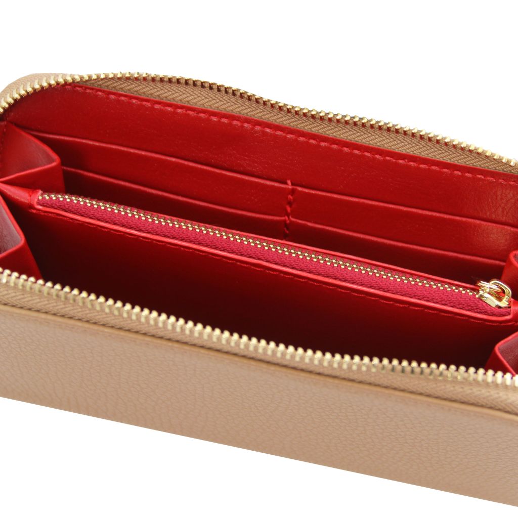 Tuscany Leather Eris Plånbok #Färg_Champagne