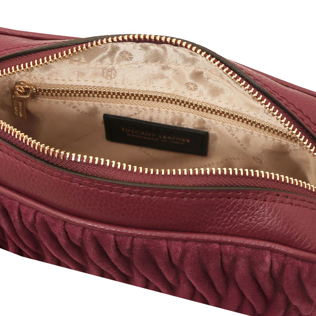 Tuscany Leather Chantilly Axelremsväska #Färg_Bordeaux