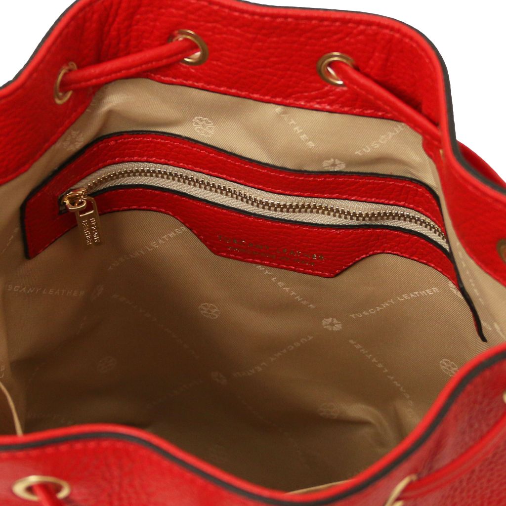 Tuscany Leather TL Bag Handväska #Färg_Läppstift Rött
